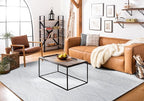 SAFAVIEH Area Rug 8x10 - Tulum Collection - Large - Light Grey & Ivory, Moroccan Boho Tribal Design, Non-Shedding & Easy to Clean, Ideal for Living Room, Bedroom, Dining Space (TUL272F)