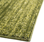 Rugs.com Angelica Collection Rug – 6 Ft Runner Light Green Medium Rug Perfect for Hallways, Entryways