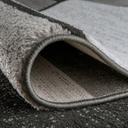 Rugshop Contemporary Modern Boxes for Entryway,Home Office,Living Room,Bedroom,Kitchen Non Shedding Area Rug 4' x 6' Gray