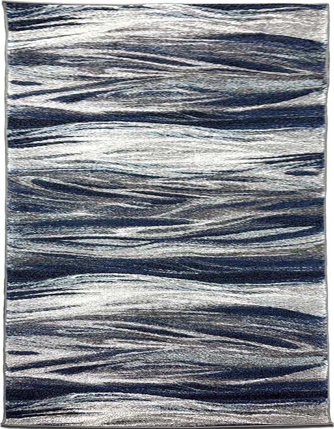 Keen Home Design Area Rugs - 6x9 Non-Shedding, Abstract Rugs for Kitchen, Living Room, Bedroom, Dining Room, Entryway - Size: 5'11" x 9'2", Multi