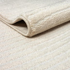 Abani Neutral Beige Area Rug 3' x 6' for Living Room, Bedroom - Zen Reiki Circles Pattern - Durable & Easy to Clean