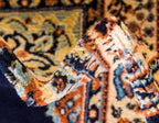 Unique Loom Reza Collection Traditional Persian Style Area Rug, 2 ft 2 in x 3 ft, Navy Blue/Ivory