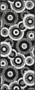 29 ft Extra Long Black Hallway Runner Rug | Non-Slip & Machine Washable | Custom Cut to Size 2'3" x 29' (Runner) | REMNAZ