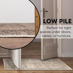 Keen Home Design 2x3 Rug - Machine Washable Entry Rug with Non-Slip Backing, Ideal for Enteryway, Kitchen, Bathroom, Laundry Room - Vintage, Easy Clean, Durable, Low Pile - (2' x 3')