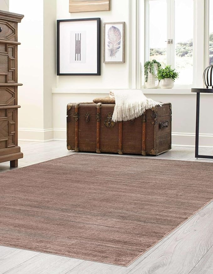 Unique Loom Finsbury Collection Area Rug - Kate (7' 10" x 10' Rectangle, Brown)