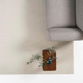 Revival Rugs Record 6'7"x9' Washable Area Rug for Living Room Bedroom - 100% Recycled Oeko-TEX Certified, Medium Pile, Beige, Cream