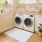 Fame Living Washable Area Rug. Modern Farmhouse. Vintage. Turkish. Bohemian. Distressed. Oriental. Traditional. Rugs for Living Room. Dining. Bedroom. Office. Entryway. Foyer. (864CC, 2'5" x 9'8")