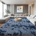 Upgrade Non-Slip Plush Rugs for Living Room, Soft Shaggy Carpets for Living Room, Fuzzy Rugs for Kids' Room, Perfect Decor for Modern Home New Blue Grey 5x7Feet