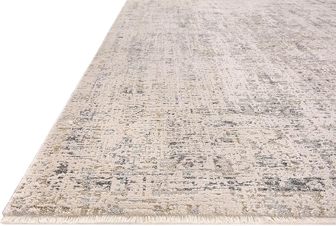 Loloi Amber Lewis Alie Collection ALE-02 Sand/Sky 9'-6'' x 13'-1'', .13'' Pile Height, Area Rug