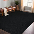 Easy Jute Rugs 5x7 Dark Gray Color Living Room Indoor Outdoor Area Rug for Farmhouse Patio and Kitchen Rug High Traffic Washable Easy to Clean Solid Boho Woven Design Outside Carpet (5 x 7)