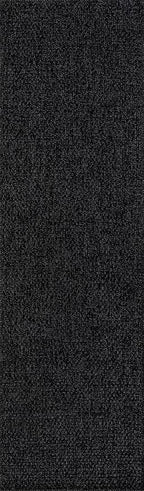 CAMILSON Easy Jute Rug 2x3, Indoor Outdoor Dark Gray Color Farmhouse Area Rugs for Living Room and Kitchen Rug, Solid Boho Woven Design, Easy-Cleaning, Washable Outside Carpet Alfombras (2 x 3)