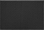 DEXI Front Entryway Door Mat Non Slip 24x36, Washable Entry Way Mats Inside Entrance Low Profile, Welcome Doormat Dirt Trapper for House Floor Home Porter Hall Backdoor Area, Dark Grey