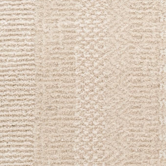 Nourison Home Nordic Taupe 2' x 6' Area Rug - Easy Clean, Non Shedding, Bed Room, Living Room, Dining Room, Kitchen (6' Runner)