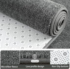 AROGAN Washable 5×7 Living Room Rug, Modern Area Rugs with Soft Memory Foam for Bedroom, Minimalist Non-Slip Indoor Floor Carpet for Dining Room Office Kids Playroom Decor, Black and White