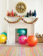 Dash and Albert Paint Chip Wool Area Rug - 6' x 9' Confetti Graphic Hand Micro Hooked Accent Rug - Durable, High Traffic Areas Hallway, Living Room, Stairs