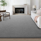 Large Modern Area Rugs for Living Room Bedroom, 5x8 Feet Grey Ultra Soft Solid Thickened Memory Foam Indoor Minimalist Carpets, Non-Slip Comfy Rugs for Boys Girls Nursery Kids Room Home Décor