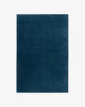 Hand-Tufted Wool Square Area Rug – Soft Premium Wool Carpet for Living Room, Bedroom & Home Décor – 8X8 ft| Deep Blue – Durable, Non-Slip Backing, Handcrafted Rug
