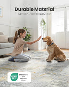 8x10 Area Rugs for Living Room, Modern Abstract Washable Rug with Non-Slip Backing & Low Pile, Large Washable Rug with Abstract Pattern for Bedroom, Dinning Room, Home Office,Beige