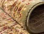 Unique Loom Voyage Collection Traditional Oriental Classic Intricate Design Area Rug (3' 3 x 5' 3 Rectangular, Green/Ivory)