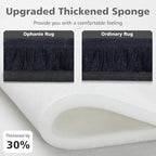 Ophanie Upgrade 6x9 Rugs for Living Room,Dark Black Fluffy Carpet Large Fuzzy Plush Shag Comfy Soft, Non-Slip Indoor Floor Carpet,for Kids Boys Girls, Room,Bedroom,Playroom, Home Decor Aesthetic