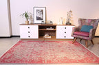 Alfa Rich 3x5 Pink Gray Reversible Washable Area Rugs for Living Room Bedroom Kitchen Decor Runner