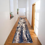 Keen Home Design Area Rugs - 2x20 Non-Shedding, Abstract Rugs for Kitchen, Living Room, Bedroom, Dining Room, Entryway - Size: 2'8" x 20', Multi