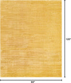 Unique Loom Finsbury Collection Area Rug - Kate (7' 10" x 10' Rectangle, Yellow)