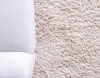 Unique Loom Davos Shag Collection Area Rug - Solid (2' 7" x 13' 1" Runner, Linen)