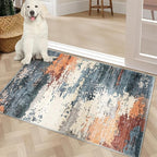 COMSLE Door Mat Soft Absorbent Indoor Front Entryway Rug Machine Washable Entrance Mats for Muddy Paws Non Slip Throw Rugs 32" x 48" Doormat for Inside Foyer Bedroom - Yellow