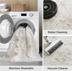 Fmfunctex 2x8 Runner Rug Beige Washable Vintage Neutral Distressed Non Slip Low Pile Indoor Carpet Soft Retro Floral Hallway Entryway Rug for Kitchen Living Room Bedroom Bathroom Laundry Entry Bedside