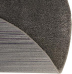 Unique Loom Solo Collection Area Rug - Calabasas (5' 3" x 8' Oval, Gray)