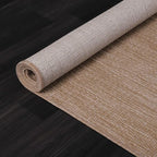 Beverly Rug Indoor Outdoor Rug 8x10, Washable Outside Carpet for Patio, Deck, Porch, Solid Modern Area Rug, Water Resistant, Jute Beige