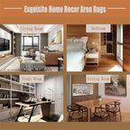 Navy Blue Gold Geometric Rug Runners for Hallways, 2x10ft, Modern Gold Line Indoor Carpet, Minimalist Art Durable Fade Resistant Rugs, Anti-Skid High Traffic Rugs for Kitchen LaundryRoom