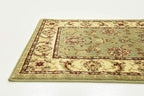Unique Loom Voyage Collection Traditional Oriental Classic Intricate Design Area Rug (2' 2 x 6' 0 Runner, Green/Ivory)