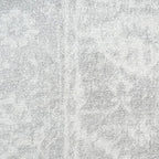 Nourison Home Astra Machine Washable Grey 2' x 6' Area Rug - Easy Clean, Non Shedding, Bed Room, Living Room, Dining Room, Kitchen (6' Runner)