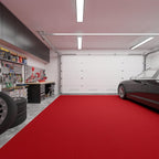 Ottomanson 6'6" x 25' Hallway Runner with Scraper Pile Extra Durable Non-Slip Rug Mat for Indoor & Outdoor Use - Ideal for Kitchen, Entryway, Patio & Garage - High-Traffic Carpet, Red