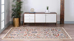 Unique Loom Espahan Collection Area Rug - Cape Cod (7' 10" x 10' Rectangle, Cream/ Black)