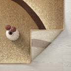 2305 Geometric Abstract Beige 5x7 Area Rugs for Living Room