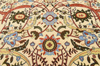 Unique Loom Espahan Collection Area Rug - Cape Cod (8'Square, Cream/ Black)