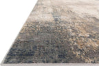 Loloi Teagan Collection TEA-08 Ivory/Mist 2'-8" x 4' Accent Rug, Large, Soft Neutral Rug, High-Traffic for Living Room, Bedroom, Home Office, Dining Area