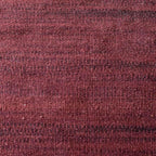 Rugsotic Carpets Hand Woven Flat Weave Kilim Wool ECO-Friendly Area Rugs - 6'x6', Square Shape, Dark Red Color, Solid Plain Design, Low Pile Handmade Area Rugs for Living Room, Bed Room (D00111)