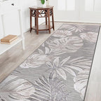 CAMILSON Runner Outdoor Rugs Oriental Retro Traditional Floral Medallion Area Rug 2x7 Non-Shedding Stain Resistant Indoor Carpet for Bathroom Hallway Kitchen Office (2 x 7 / Beige)