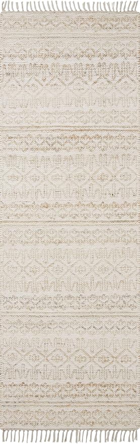 Loloi Angela Rose Rivers Collection RIV-03 Sand/Ivory 3'-6" x 5'-6" Reversible Accent Rug