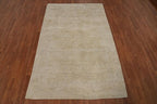 Rug Source Transitional Collection, 5x8 Rug, Hand Knotted Beige & Ivories All-Over Rug, Oriental Viscose Silk Carpet for Foyer, Entryway and Hallway