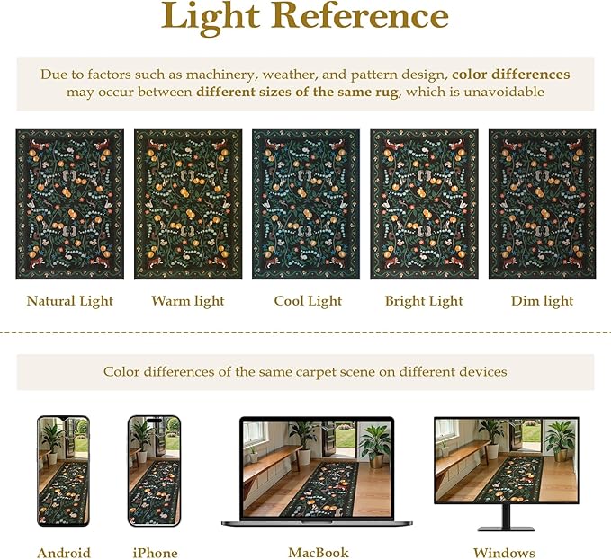 Collive Kitchen Runner Rugs Non Slip, 2.6x8ft Jungle Animal Washable Carpet Runners for Hallway Bathroom, Soft Bedroom Rug Black Ultra Thin Indoor Mats for Entryway, Laundry Room, Bedside