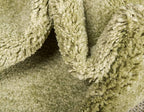 Unique Loom Solo Collection Area Rug - Calabasas (6' 1" Round, Light Green)