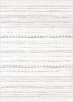 Nakagishi 6x8 Area Rugs Living Room: Washable Boho Large Neutral Soft Farmhouse Rug Stain Resistant Modern Indoor Floor Non-Slip Carpet for Bedroom Nursery Kids Playroom Office Dining Room Dorm- Gray