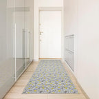Ambesonne Yellow Decorative Area Rug, Pattern with Bees and Chamomile Daisy Flowers in Flourishing Meadow Nature, Quality Carpet for Bedroom Dorm Living Room, 2' 5" x 7' 5", Grey Yellow White