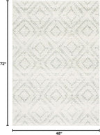 SAFAVIEH Adirondack Collection Accent Rug - 4' x 6', Ivory & Green, Modern Distressed Design, Non-Shedding & Easy Care, Ideal for High Traffic Areas in Entryway, Living Room, Bedroom (ADR131X)
