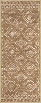 KILOCOCO Boho Kitchen Runner Rug 2x5 Washable Runner Rug, Soft Runners for Hallways Non Slip Printed Distressed Laundry Room Rugs, Low-Pile Rugs for Entryway/Bedroom/Living Room, Yellow Brown Orange